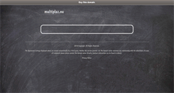 Desktop Screenshot of multiplaz.nu